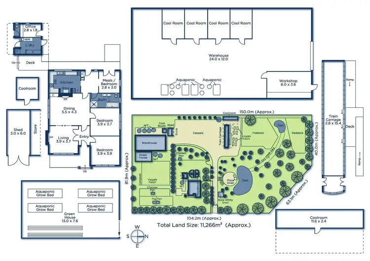 Floorplan of Homely rural property listing, 150 Coolart Road, Tuerong VIC 3915