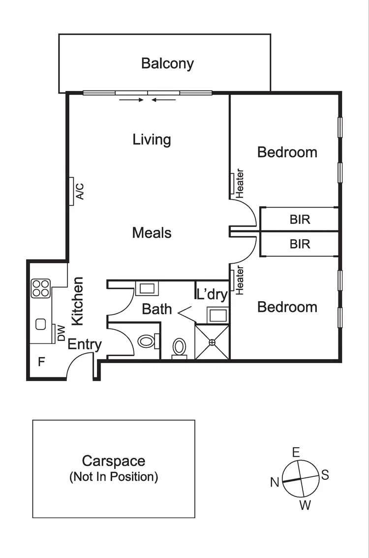 Floorplan of Homely apartment listing, 205/888 Glen Huntly Road, Caulfield South VIC 3162