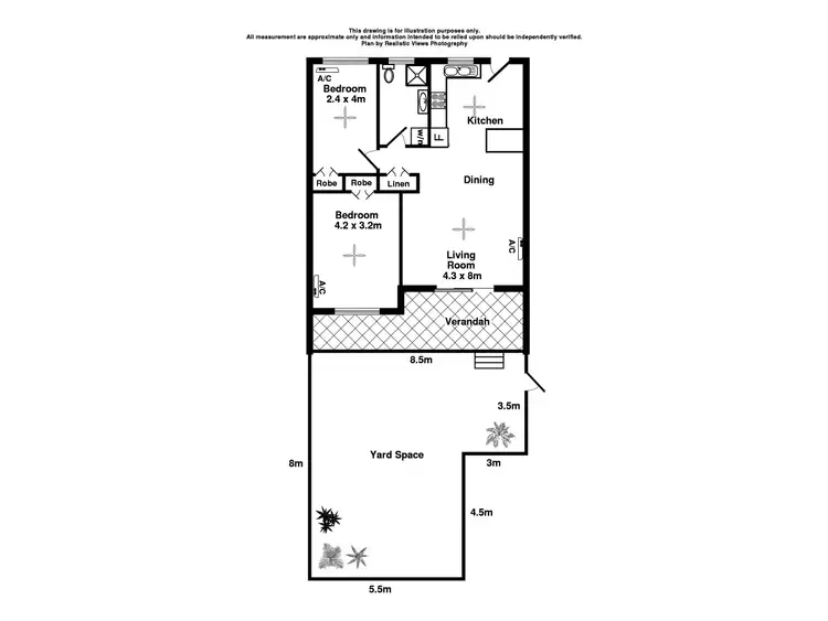 Floorplan of Homely unit listing, 1/14 Hickory Street, Nightcliff NT 810