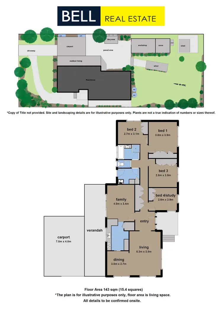 Floorplan of Homely house listing, 4 Hillview Drive, Kilsyth VIC 3137