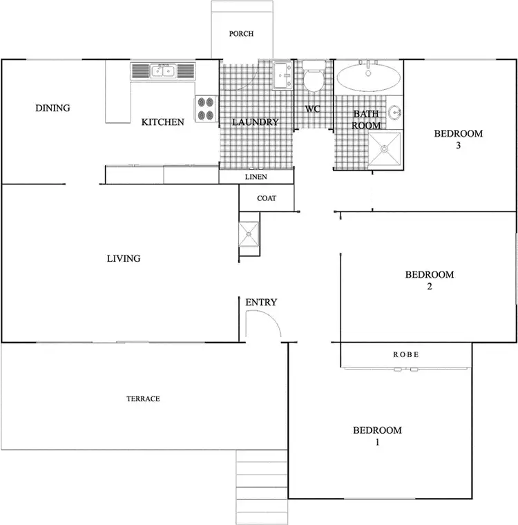 Floorplan of Homely house listing, 10 Henry Street, Cook ACT 2614