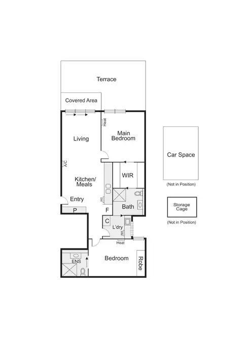 Floorplan of Homely apartment listing, 305/38 Nott Street, Port Melbourne VIC 3207