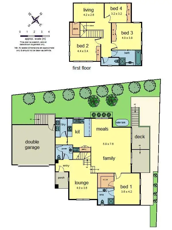 Floorplan of Homely townhouse listing, 3/3 Ruda Street, Doncaster VIC 3108