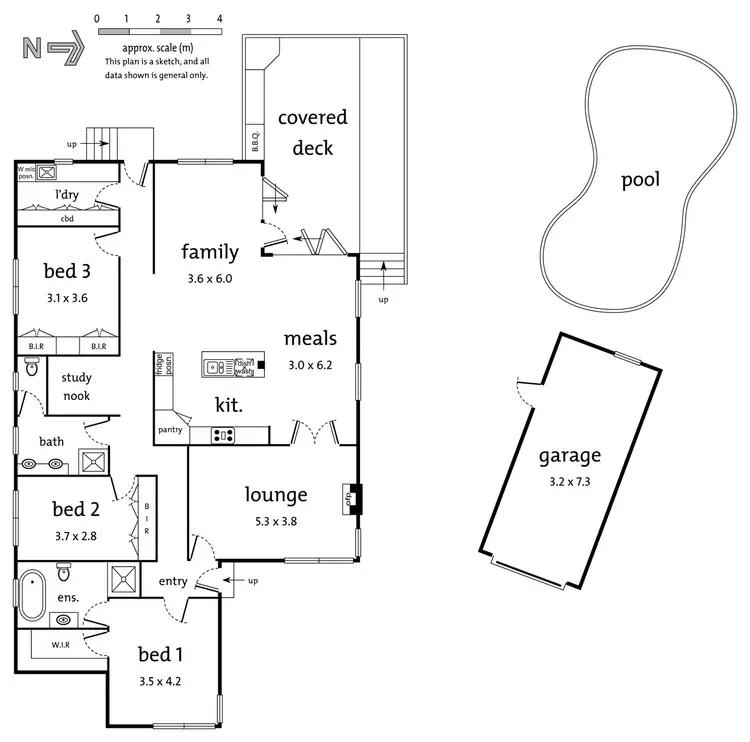 Floorplan of Homely house listing, 13 Howship Court, Ringwood East VIC 3135