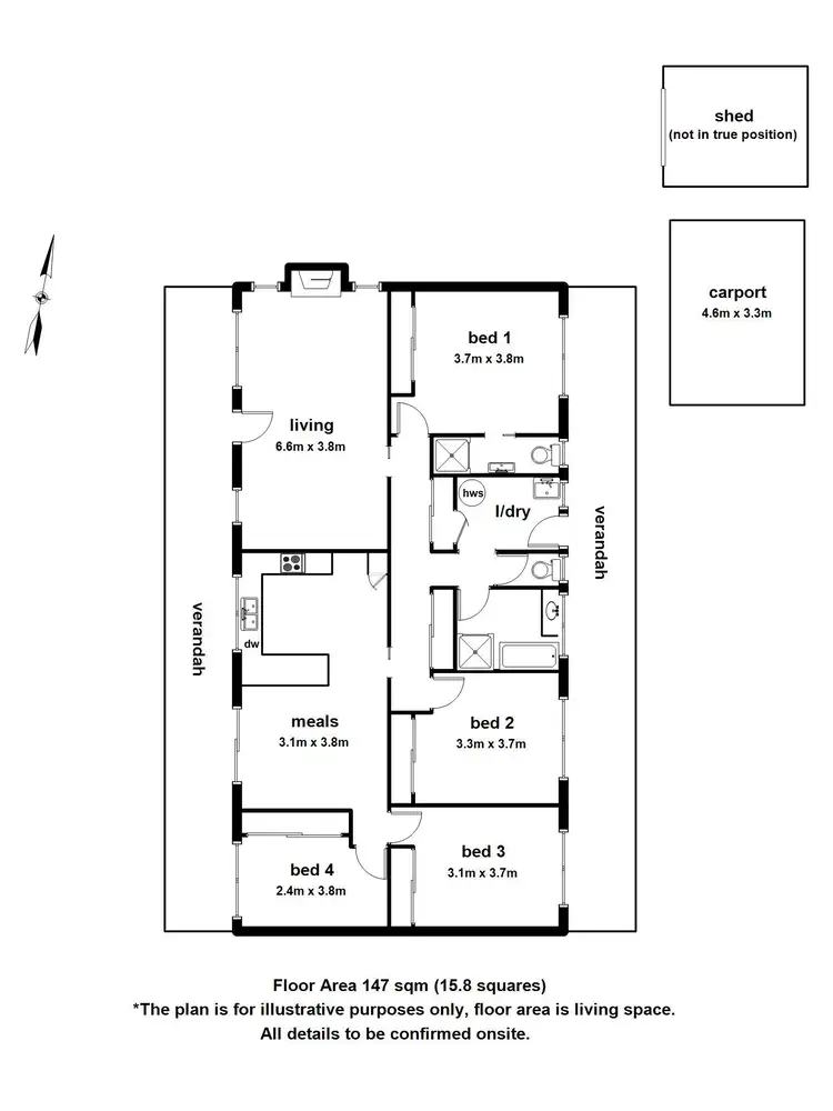 Floorplan of Homely house listing, 5 Moxhams Road, Monbulk VIC 3793