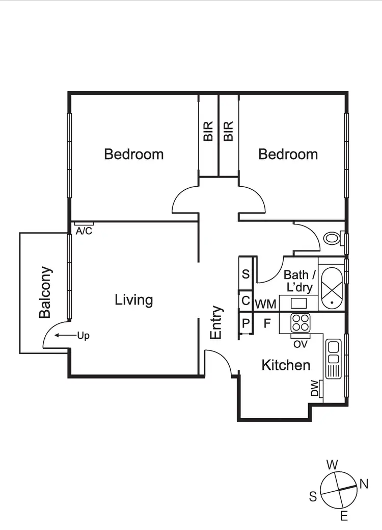 Floorplan of Homely apartment listing, 12/54 Hotham Street, St Kilda East VIC 3183