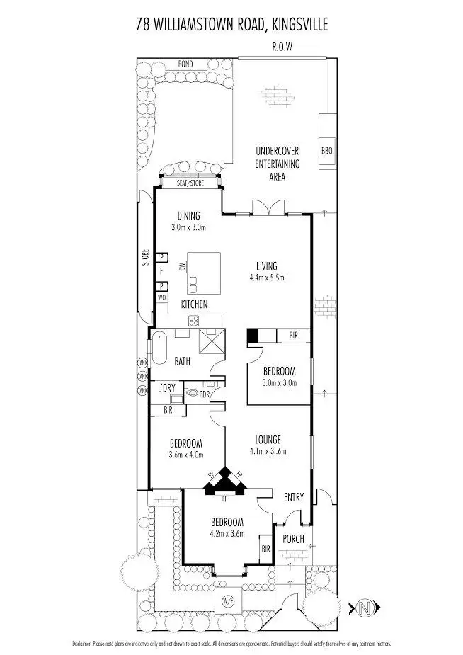 Floorplan of Homely house listing, 78 Williamstown Road, Kingsville VIC 3012
