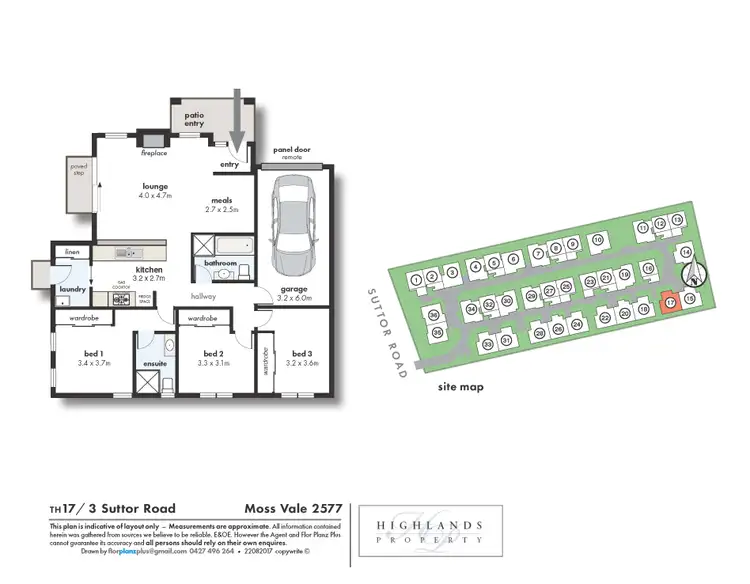 Floorplan of Homely townhouse listing, 17/3 Suttor Road, Moss Vale NSW 2577