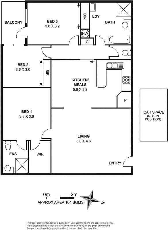 Floorplan of Homely apartment listing, 7/1 Victoria Place, Richmond VIC 3121