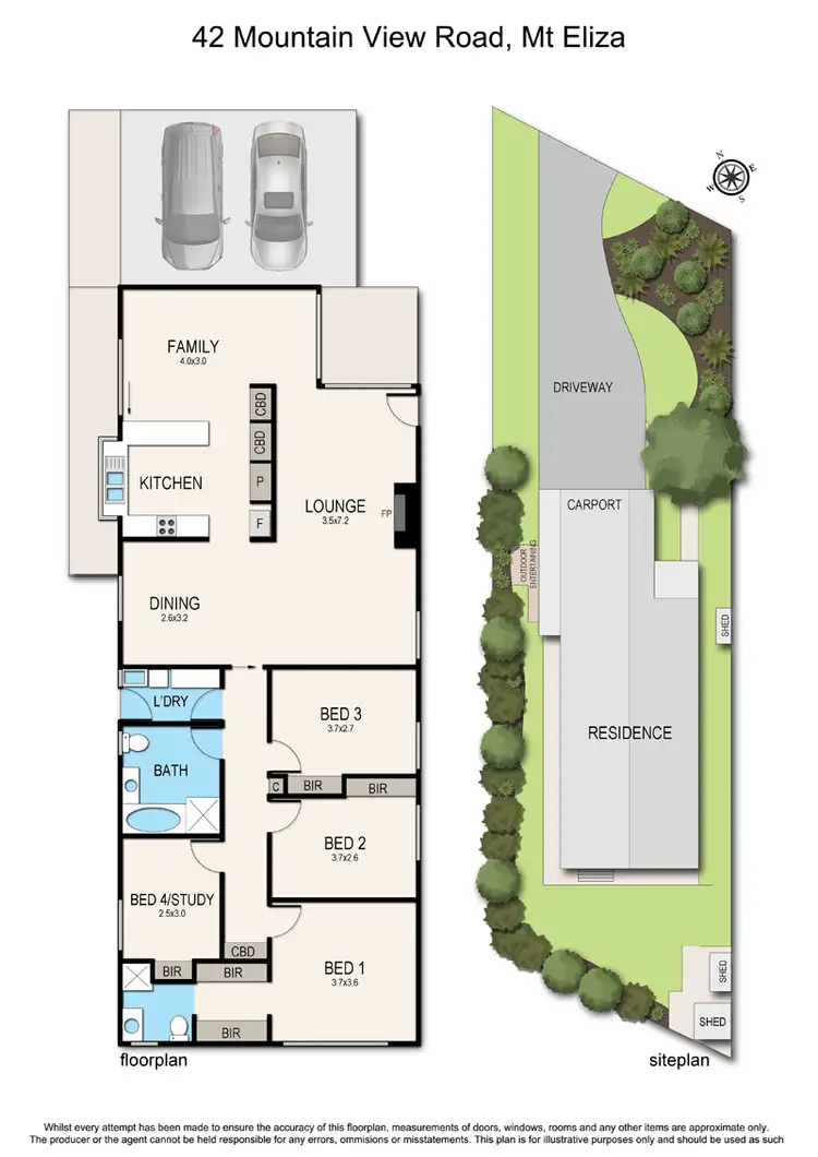 Floorplan of Homely house listing, 42 Mountain View Road, Mount Eliza VIC 3930