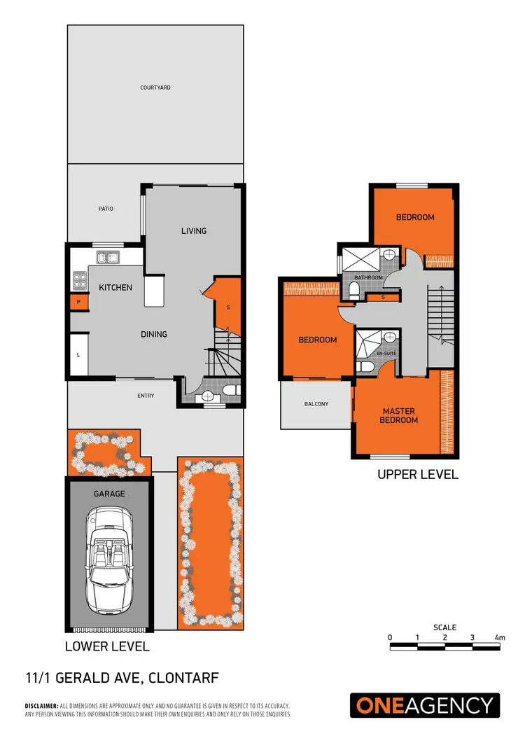 Floorplan of Homely townhouse listing, 11/1 Gerald Avenue, Clontarf QLD 4019