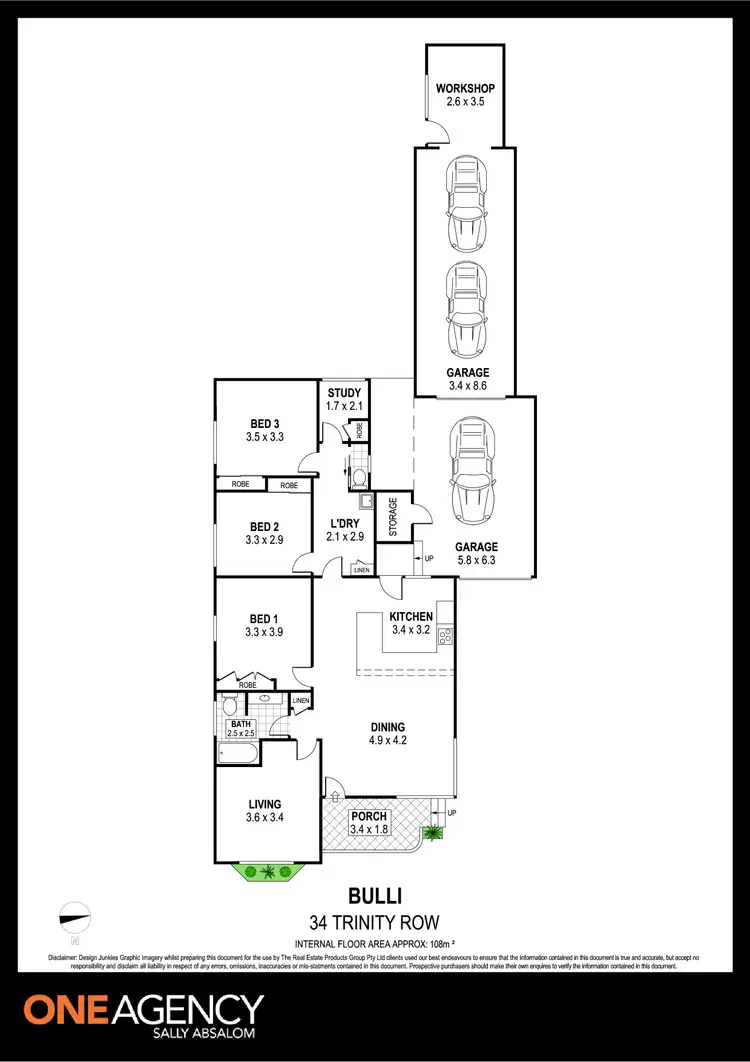 Floorplan of Homely house listing, 34 Trinity Row, Bulli NSW 2516