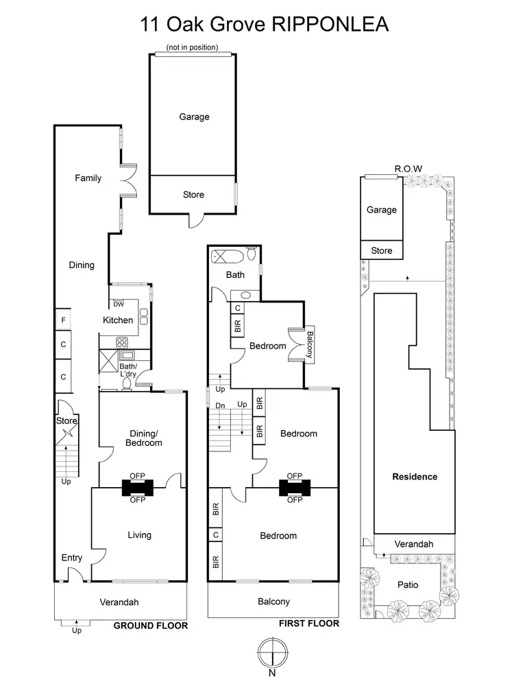 Floorplan of Homely house listing, 11 Oak Grove, St Kilda East VIC 3183