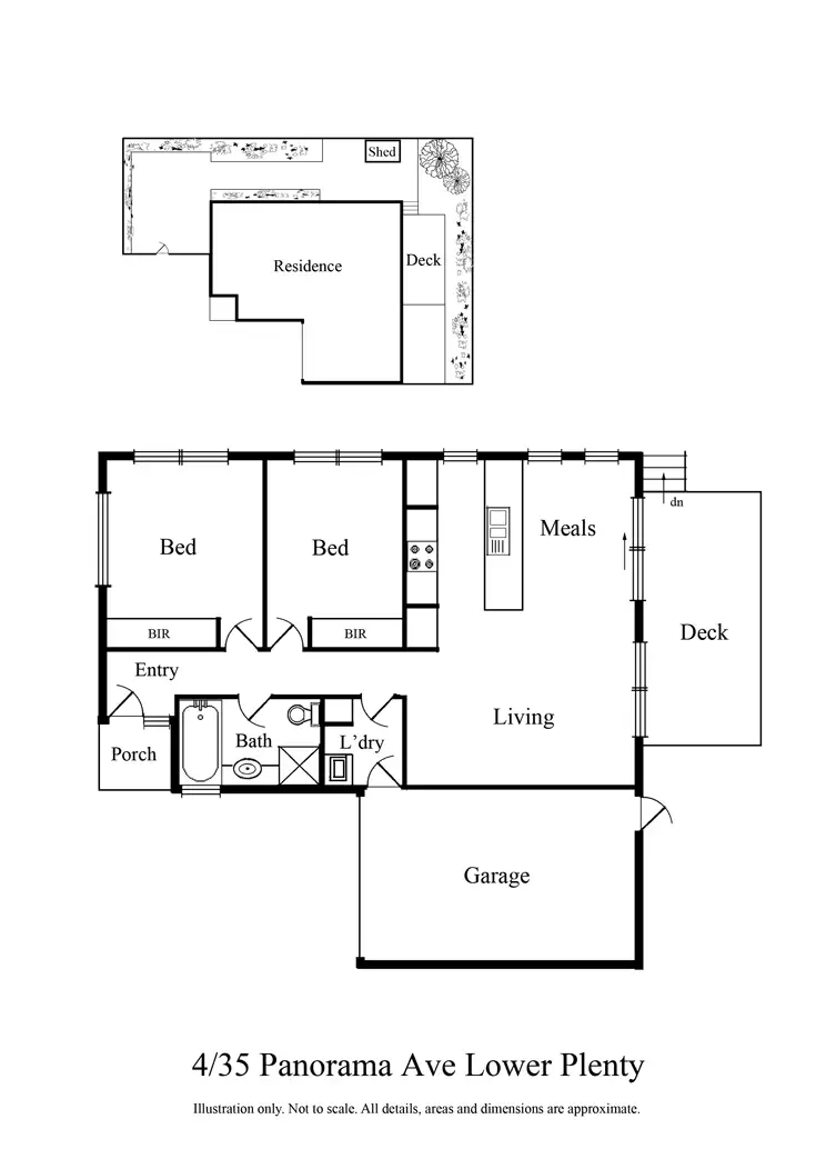Floorplan of Homely unit listing, 4/35 Panorama Avenue, Lower Plenty VIC 3093