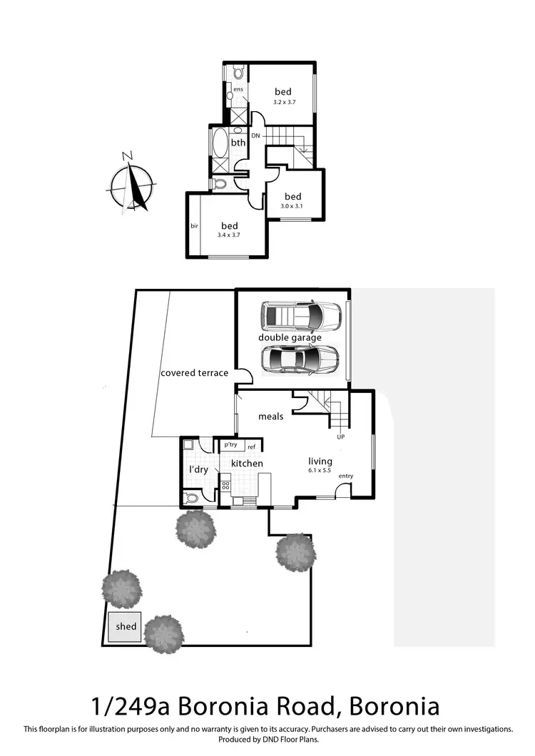 Floorplan of Homely house listing, 1/249a Boronia Road, Boronia VIC 3155