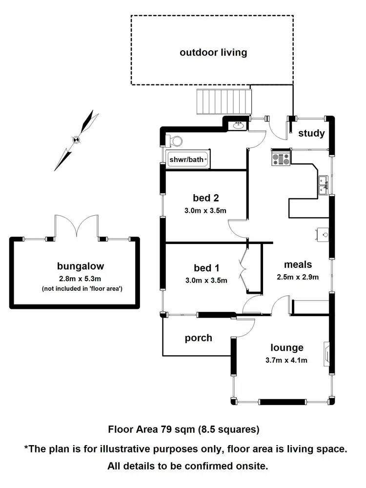 Floorplan of Homely house listing, 44 Morris Road, Upwey VIC 3158