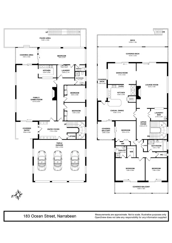 Floorplan of Homely house listing, 183 Ocean Street, Narrabeen NSW 2101