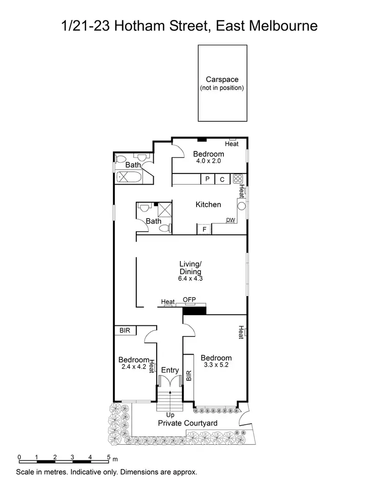 Floorplan of Homely apartment listing, 1/21-23 Hotham Street, East Melbourne VIC 3002