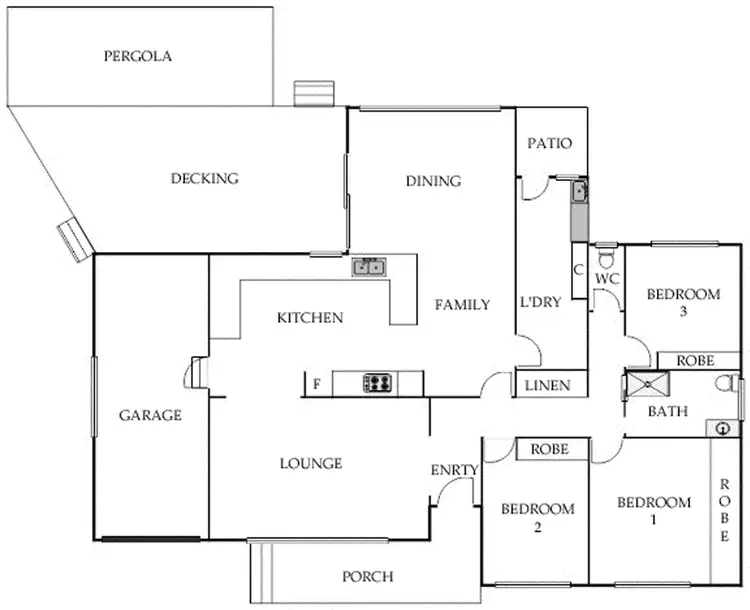 Floorplan of Homely house listing, 110 Copland Drive, Evatt ACT 2617