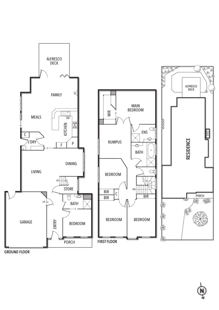 Floorplan of Homely house listing, 134 Sycamore Street, Caulfield South VIC 3162