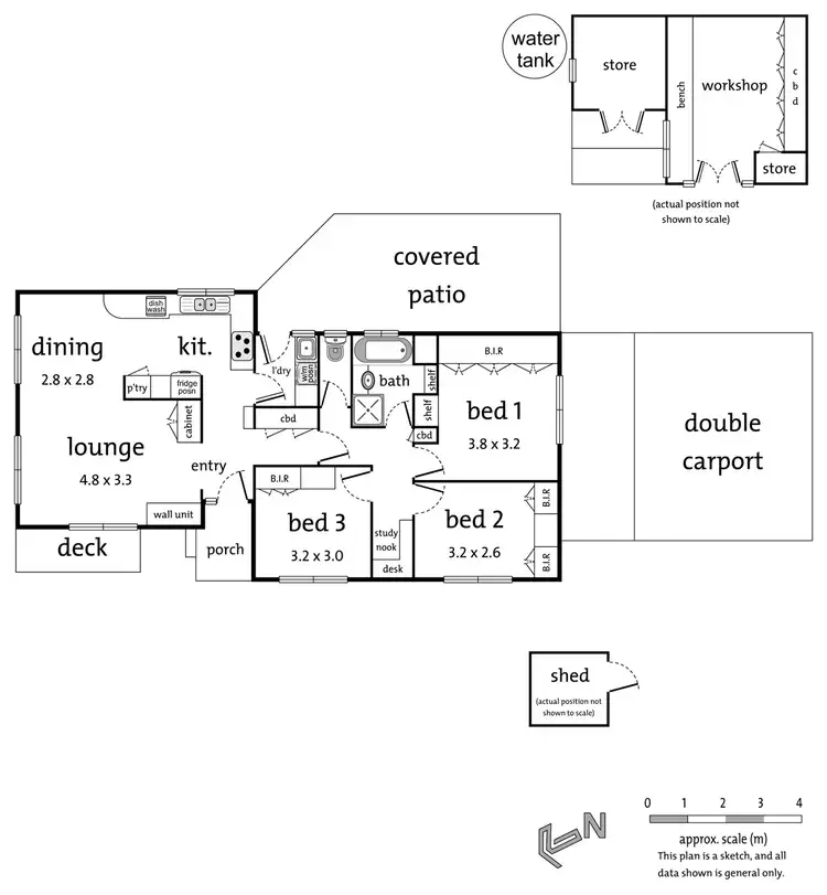 Floorplan of Homely house listing, 32 Belinda Close, Kilsyth VIC 3137