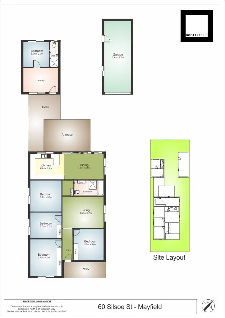 Floorplan of Homely house listing, 60 Silsoe Street, Mayfield NSW 2304
