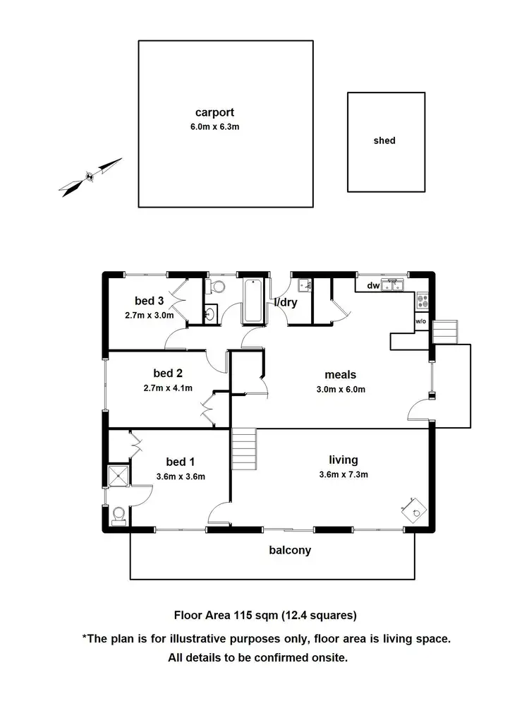 Floorplan of Homely house listing, 6 Oakland Avenue, Upwey VIC 3158