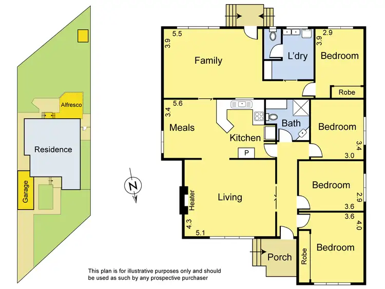 Floorplan of Homely house listing, 34 Scotland Avenue, Greensborough VIC 3088