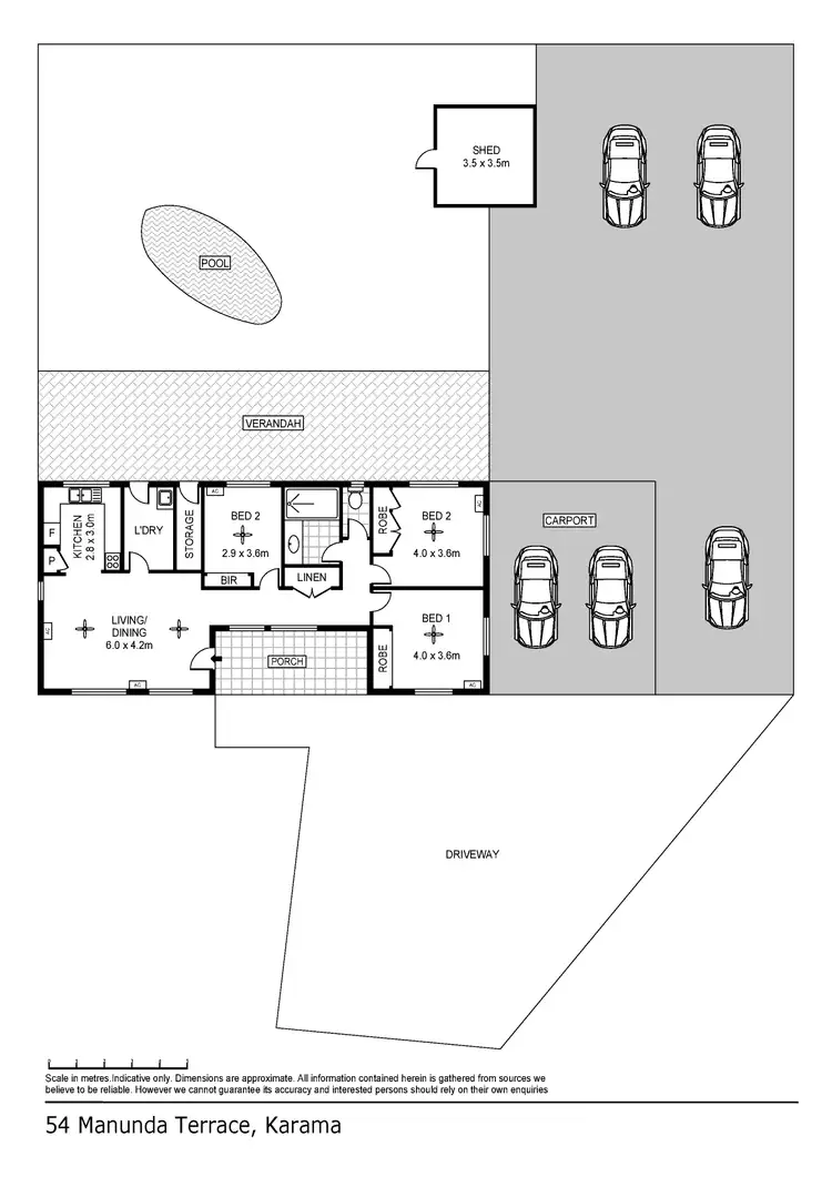 Floorplan of Homely house listing, 54 Manunda Terrace, Karama NT 812