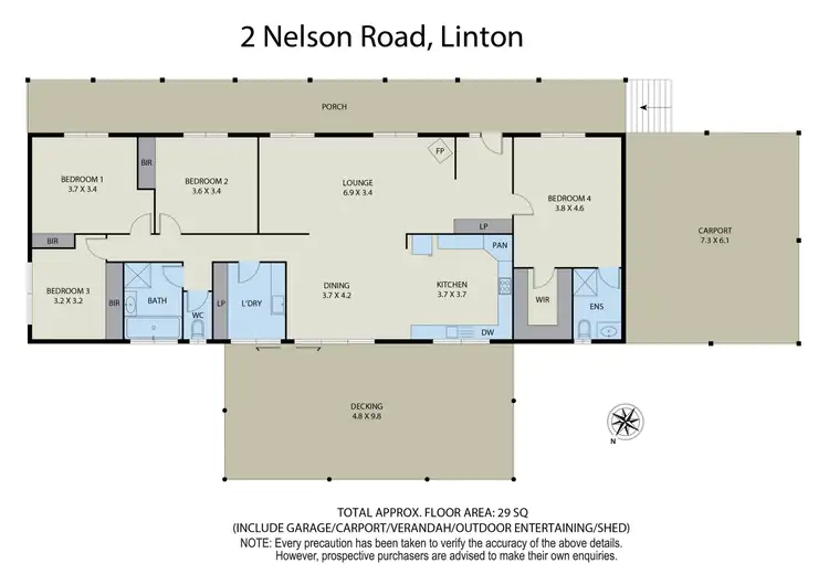 Floorplan of Homely house listing, 2 Nelson Road, Linton VIC 3360