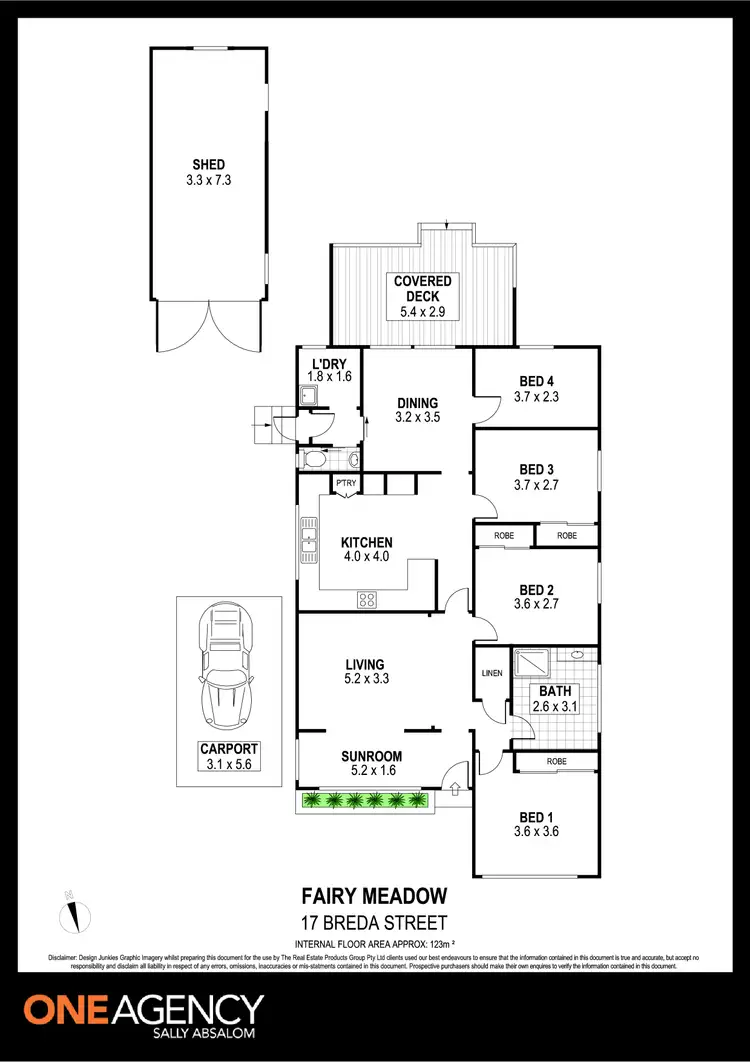 Floorplan of Homely house listing, 17 Breda Street, Fairy Meadow NSW 2519