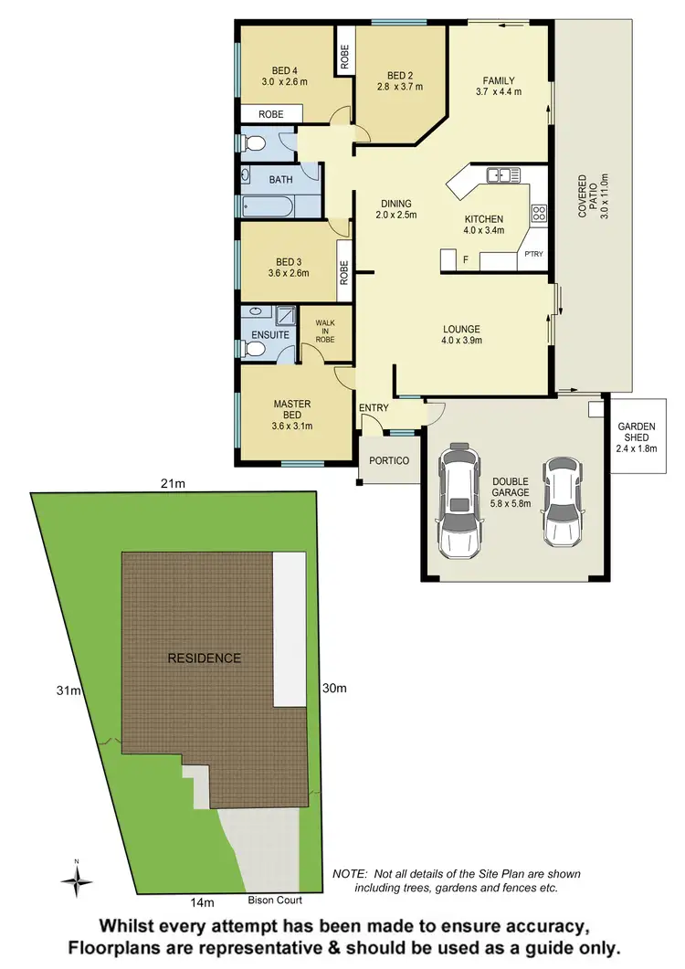 Floorplan of Homely house listing, 3 Bison Court, Warner QLD 4500