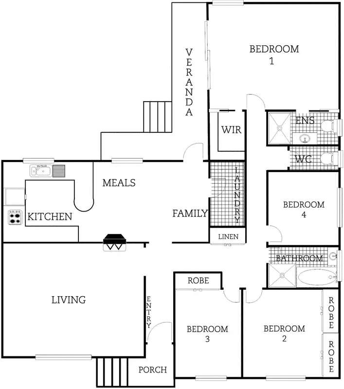 Floorplan of Homely house listing, 18 Kellway Street, Evatt ACT 2617