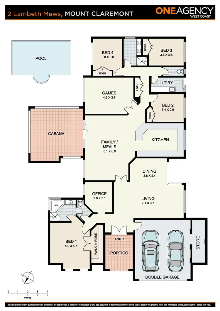 Floorplan of Homely house listing, 2 Lambeth Mews, Mount Claremont WA 6010