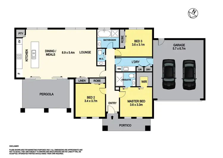 Floorplan of Homely house listing, 1a Dallas Avenue, Mount Clear VIC 3350