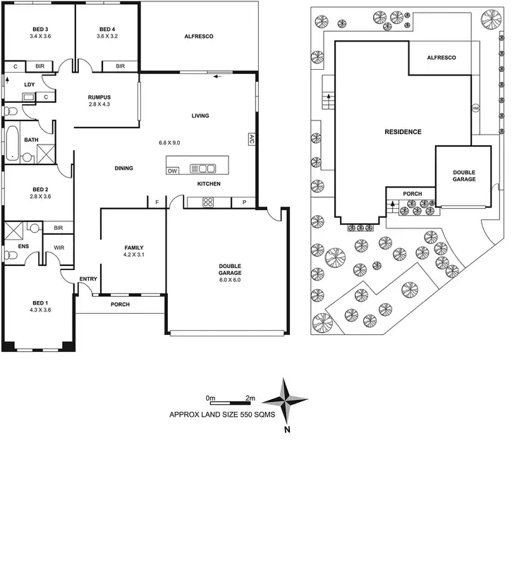 Floorplan of Homely house listing, 2 Hughes Road, Doreen VIC 3754