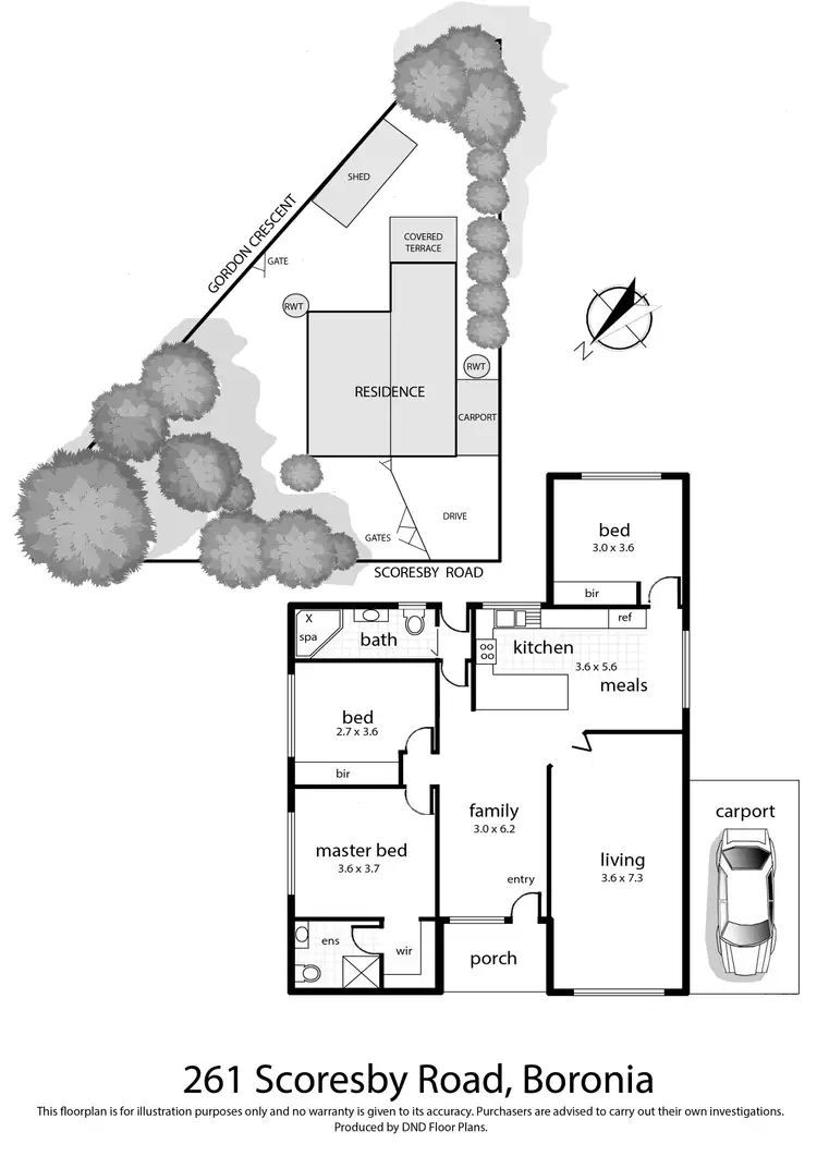 Floorplan of Homely house listing, 261 Scoresby Road, Boronia VIC 3155