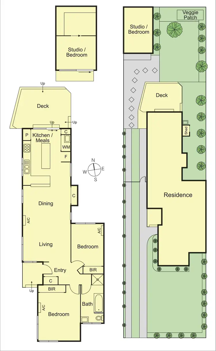 Floorplan of Homely house listing, 59a Murray Road, Ormond VIC 3204