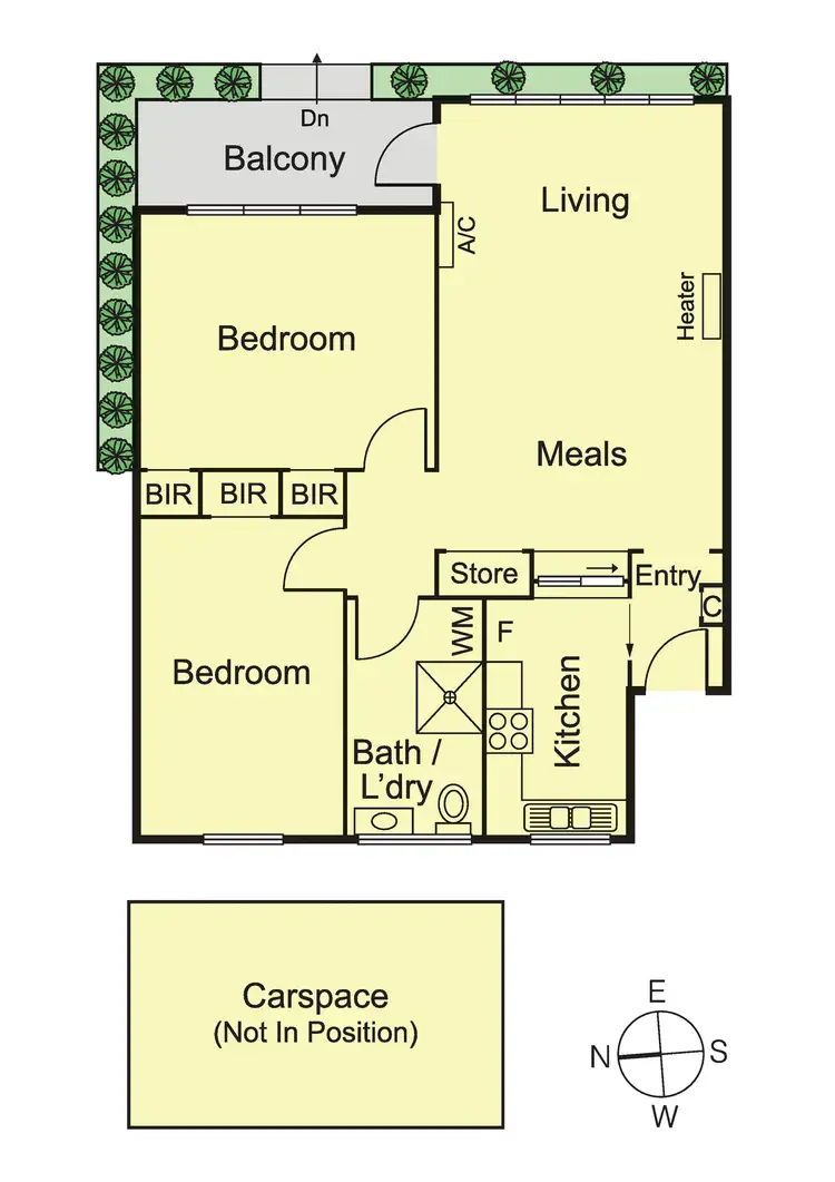 Floorplan of Homely apartment listing, 23/20 Shirley Grove, St Kilda East VIC 3183