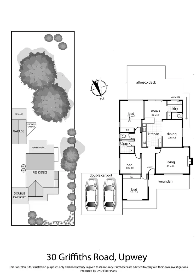 Floorplan of Homely house listing, 30 Griffiths Road, Upwey VIC 3158