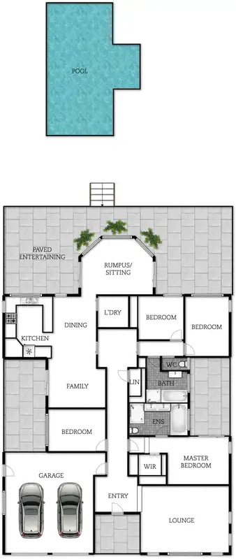 Floorplan of Homely house listing, 3 Cremin Close, Kambah ACT 2902