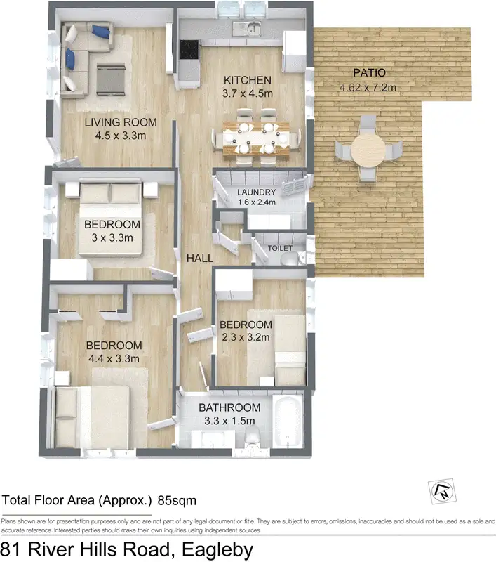 Floorplan of Homely house listing, 81 River Hills Road, Eagleby QLD 4207
