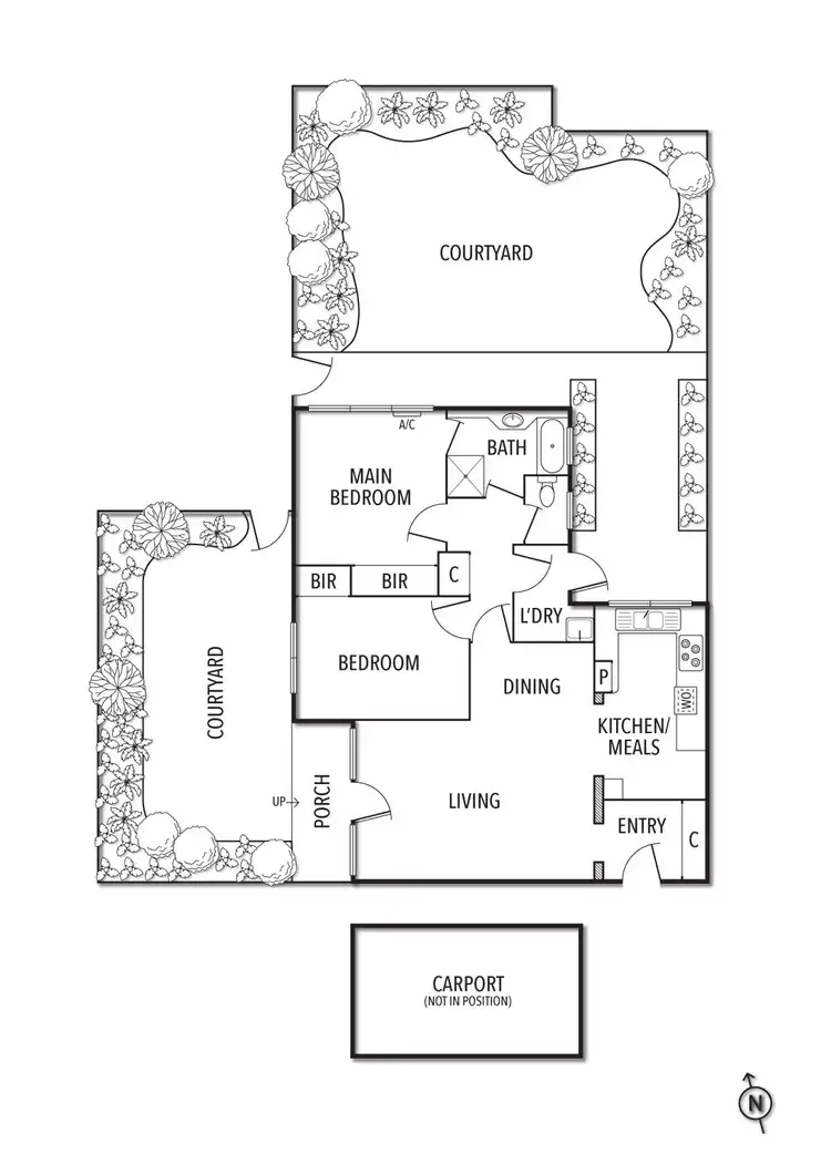 Floorplan of Homely apartment listing, 1/363 Balaclava Road, Caulfield North VIC 3161