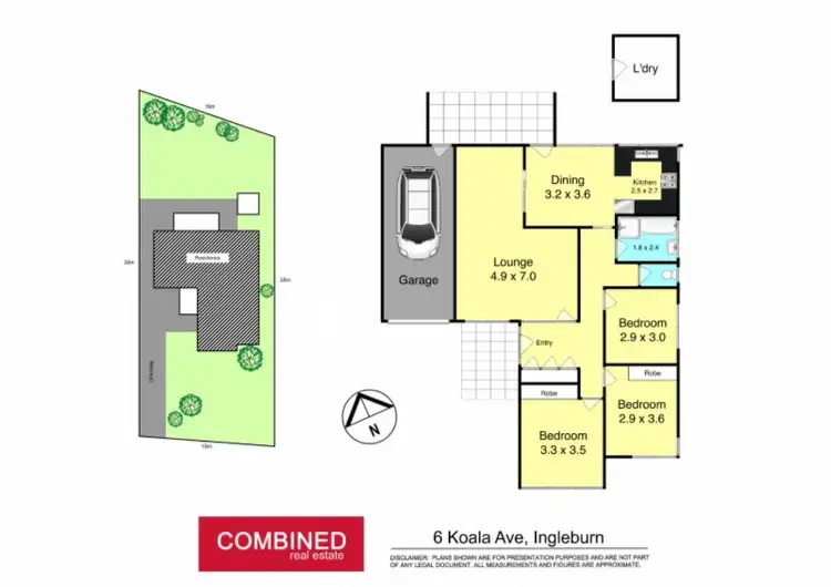 Floorplan of Homely house listing, 6 Koala Avenue, Ingleburn NSW 2565