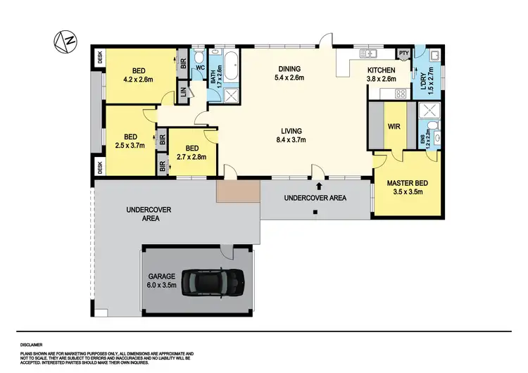 Floorplan of Homely house listing, 5 Rotherwood Street, Wendouree VIC 3355