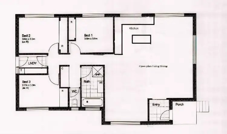Floorplan of Homely house listing, 7 Cloak Place, Old Beach TAS 7017
