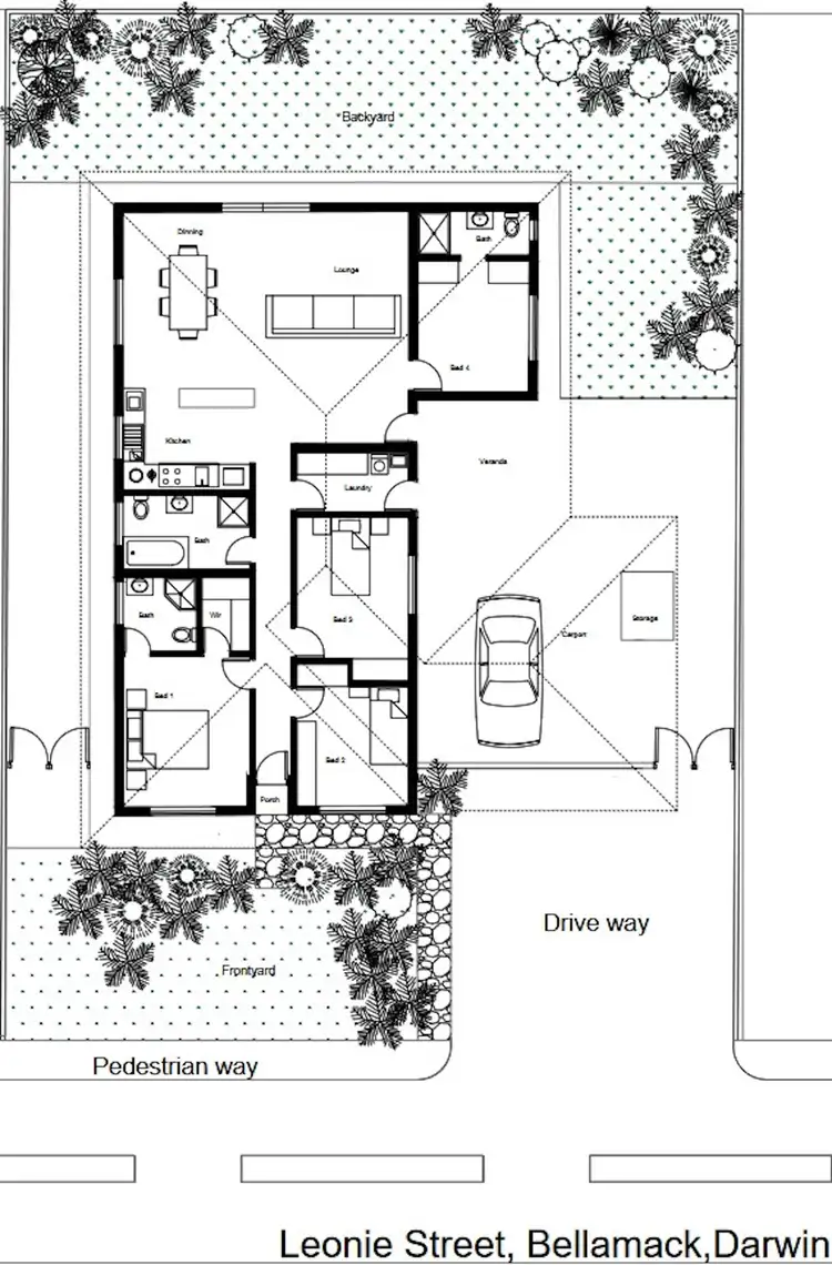 Floorplan of Homely house listing, 9 Leonie Street, Bellamack NT 832