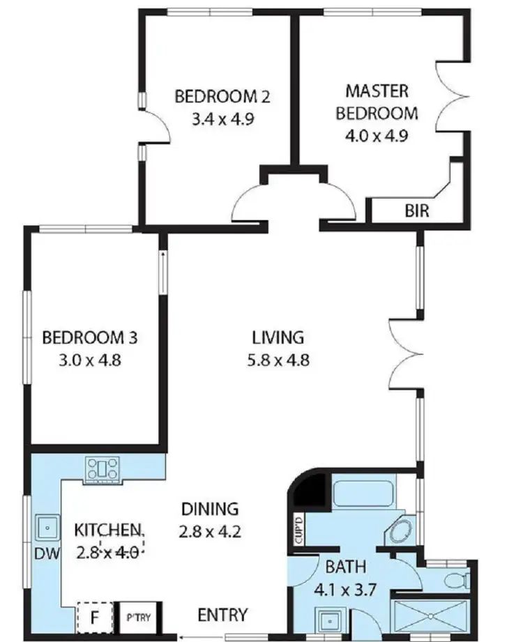 Floorplan of Homely house listing, 150 Woodland Drive, Scarsdale VIC 3351