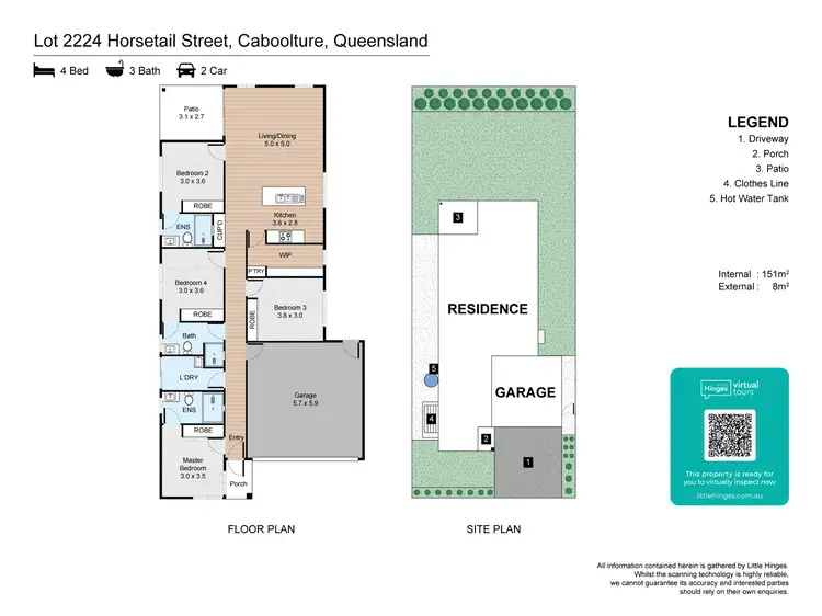 Floorplan of Homely house listing, 11 Horsetail Street, Caboolture QLD 4510