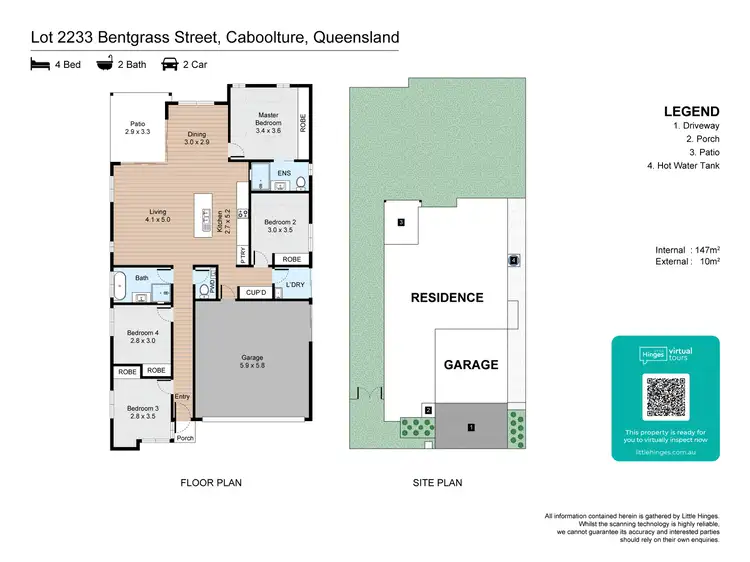 Floorplan of Homely house listing, 31 Bentgrass Street, Caboolture QLD 4510